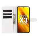 RMPACK Xiaomi Poco X3 Notesz Tok Business Series Kitámasztható Bankkártyatartóval Fehér