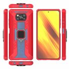 RMPACK Xiaomi Poco X3 Ütésálló Hybrid Tok PC TPU Warrior Style Piros