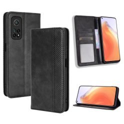   RMPACK Xiaomi Mi 10T 5G / Mi 10T Pro 5G Notesz Tok Retro Style Fekete