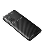 RMPACK Xiaomi Mi 10T 5G / Mi 10T Pro 5G Tok Szilikon TPU Carbon Fiber - Karbon Minta Fekete