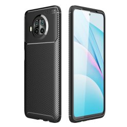   RMPACK Xiaomi Mi 10T Lite 5G Tok Szilikon TPU Carbon Fiber - Karbon Minta Fekete