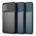 RMPACK Xiaomi Poco M3 Szilikon Tok Twill Ütésálló Thunder Series Kivitel Fekete