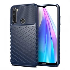   Xiaomi Redmi 8T Ütésálló Tok Szilikon TPU Thunder Case Flexible Tough Rugged Sötétkék