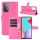 RMPACK Samsung Galaxy A52 5G Notesz Tok Business Series Kitámasztható Bankkártyatartóval Pink