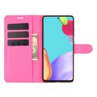 RMPACK Samsung Galaxy A52 5G Notesz Tok Business Series Kitámasztható Bankkártyatartóval Pink