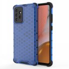 RMPACK Samsung Galaxy A72 5G Ütésállókivitel Szilikon Tok Honeycomb Shock-Proof TPU Kék