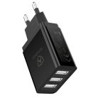 AMORUS ZX-3U01 3.1A 3 Port Fali Töltő Adapter EU Univerzális