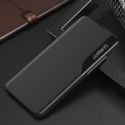 RMPACK Xiaomi Redmi Note 10 Notesz Tok Ablakos View Window Series Kitámasztható Fekete