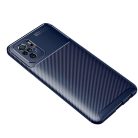 RMPACK Xiaomi Redmi Note 10 Tok Szilikon TPU NEW Carbon Fiber - Karbon Minta Sötétkék