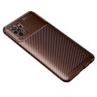 RMPACK Xiaomi Redmi Note 10 Tok Szilikon TPU NEW Carbon Fiber - Karbon Minta Barna