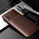 RMPACK Xiaomi Redmi Note 10 Tok Szilikon TPU NEW Carbon Fiber - Karbon Minta Barna