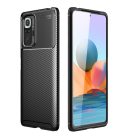 RMPACK Xiaomi Redmi Note 10 Pro Tok Szilikon TPU NEW Carbon Fiber - Karbon Minta Fekete