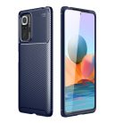 RMPACK Xiaomi Redmi Note 10 Pro Tok Szilikon TPU NEW Carbon Fiber - Karbon Minta Sötétkék