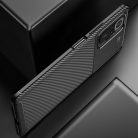 RMPACK Xiaomi Redmi Note 10 Pro Tok Szilikon TPU NEW Carbon Fiber - Karbon Minta Barna