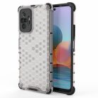 RMPACK Xiaomi Redmi Note 10 Pro Ütésállókivitel Szilikon Tok Honeycomb Shock-Proof TPU Szürke