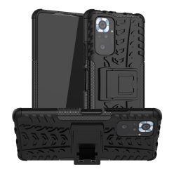   RMPACK Xiaomi Redmi Note 10 Pro Ütésálló Tok Kitámasztható 2in1 Hybrid Fekete