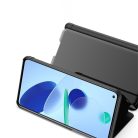 RMPACK Xiaomi Mi 11 Lite 4G/5G Notesz Tok Mirror - Tükrözödő Áttetsző Fedlap Fekete