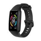 RMPACK Honor Band 6 Pótszíj Óraszíj Szilikon - Sport Style Fekete