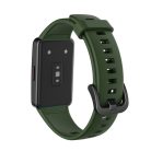 RMPACK Honor Band 6 Pótszíj Óraszíj Szilikon - Sport Style SötétZöld