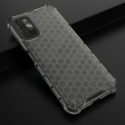 RMPACK Xiaomi Redmi Note 10 5G Ütésállókivitel Szilikon Tok Honeycomb Shock-Proof TPU Fekete