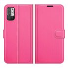 RMPACK Xiaomi Redmi Note 10 5G Notesz Tok Business Series V2 Kitámasztható Bankkártyatartóval Pink