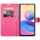 RMPACK Xiaomi Redmi Note 10 5G Notesz Tok Business Series V2 Kitámasztható Bankkártyatartóval Pink