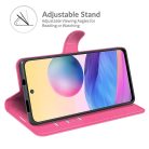 RMPACK Xiaomi Redmi Note 10 5G Notesz Tok Business Series V2 Kitámasztható Bankkártyatartóval Pink