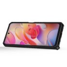 RMPACK Xiaomi Redmi Note 10 5G Ütésálló Tok Raptor Edition PC+TPU Hybrid Mágneses Gyűrűvel Szürke