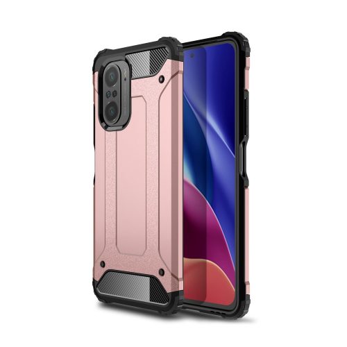 RMPACK Xiaomi Poco F3 / Mi 11i 5G Ütésálló Armor Tok Guard Series 2in1 Rózsaarany