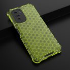 RMPACK Xiaomi Poco F3 / Mi 11i 5G Ütésállókivitel Szilikon Tok Honeycomb Shock-Proof TPU Zöld