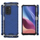 RMPACK Xiaomi Poco F3 / Mi 11i 5G Ütésállókivitel Szilikon Tok Honeycomb Shock-Proof TPU Kék