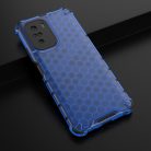 RMPACK Xiaomi Poco F3 / Mi 11i 5G Ütésállókivitel Szilikon Tok Honeycomb Shock-Proof TPU Kék