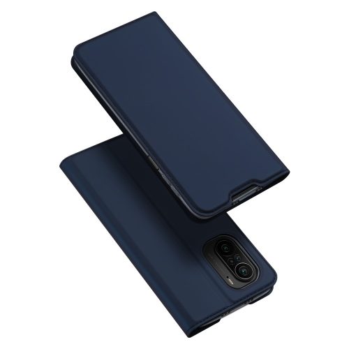 RMPACK Xiaomi Poco F3 / Mi 11i 5G Tok Dux Ducis Skin Pro Series Notesz Kártyatartóval Premium Kék
