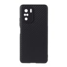 RMPACK Xiaomi Poco F3 / Mi 11i 5G Szilikon Tok Carbon Mintázattal TPU Fekete