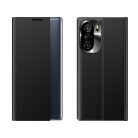 RMPACK Xiaomi Poco F3 / Mi 11i 5G Notesz Tok Prémium View Window Ablakos Fekete