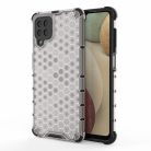 RMPACK Samsung Galaxy A12 Ütésállókivitel Szilikon Tok Honeycomb Shock-Proof TPU Áttetsző