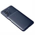 RMPACK Xiaomi Poco F3 / Redmi 11i Tok Szilikon TPU NEW Carbon Fiber - Karbon Minta Sötétkék