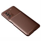 RMPACK Xiaomi Poco F3 / Redmi 11i Tok Szilikon TPU NEW Carbon Fiber - Karbon Minta Barna