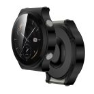 RMPACK Huawei Watch GT2 Pro / Classic / Sport Kijelzővédő Védőkeret TPU Szilikon + Temperd Glass Üvegfólia 2in1 Fekete