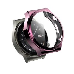   RMPACK Huawei Watch GT2 Pro / Classic / Sport Kijelzővédő Védőkeret TPU Szilikon + Temperd Glass Üvegfólia 2in1 Pink