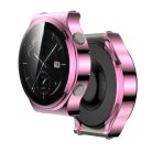 RMPACK Huawei Watch GT2 Pro / Classic / Sport Kijelzővédő Védőkeret TPU Szilikon + Temperd Glass Üvegfólia 2in1 Pink