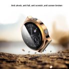 RMPACK Huawei Watch GT2 Pro / Classic / Sport Kijelzővédő Védőkeret TPU Szilikon + Temperd Glass Üvegfólia 2in1 Rózsaarany