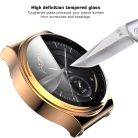 RMPACK Huawei Watch GT2 Pro / Classic / Sport Kijelzővédő Védőkeret TPU Szilikon + Temperd Glass Üvegfólia 2in1 Rózsaarany