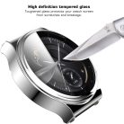 RMPACK Huawei Watch GT2 Pro / Classic / Sport Kijelzővédő Védőkeret TPU Szilikon + Temperd Glass Üvegfólia 2in1 Ezüst