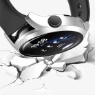 RMPACK Huawei Watch 3 Védőkeret Kijelzővédő + Üvegfólia Tempered Glass 2in1 Ezüst