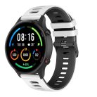 RMPACK Xiaomi Mi Watch Óraszíj Szilikon Pótszíj Sport Style Fehér/Fekete