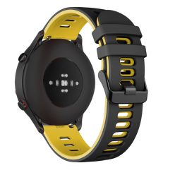   RMPACK Xiaomi Mi Watch Óraszíj Szilikon Pótszíj Sport Style Fekete/Sárga