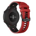 RMPACK Xiaomi Mi Watch Óraszíj Szilikon Pótszíj Sport Style Piros/Fekete