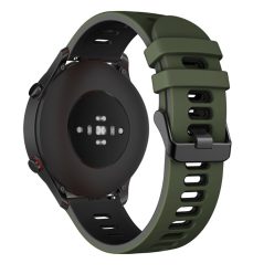   RMPACK Xiaomi Mi Watch Óraszíj Szilikon Pótszíj Sport Style KatonaZöld/Fekete