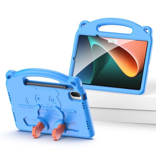 RMPACK Xiaomi Pad 5 / Pad 5 Pro Tok Ütésállókivitel EVA Series ShockProof DUX DUCIS Panda Kitámasztható Kék
